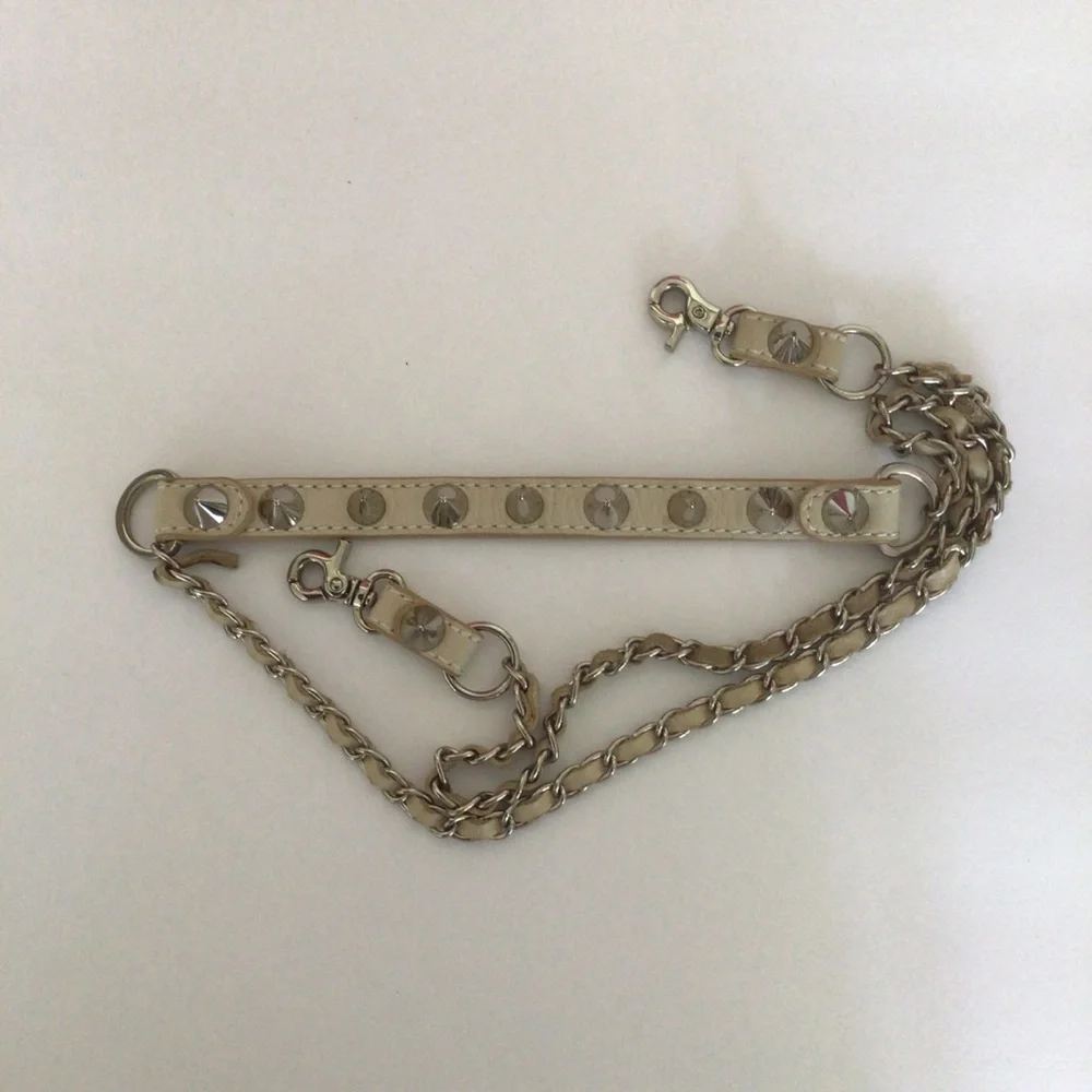 CHAIN ROCKSTUD REPLACEMENT BAG STRAP - Picture 4 of 9